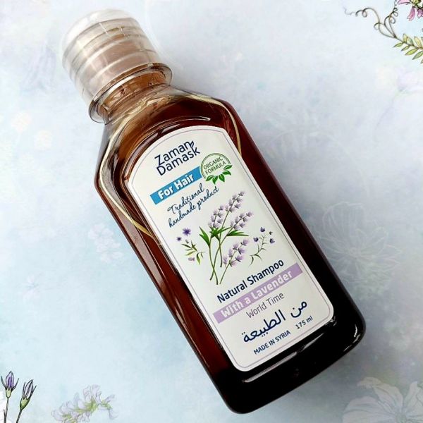 Natural shampoo with lavender World Time Zaman Damask, 175 ml